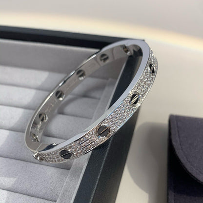 [Lumina]LOVE BRACELET 6.1MM DIAMOND-PAVED CERAMIC