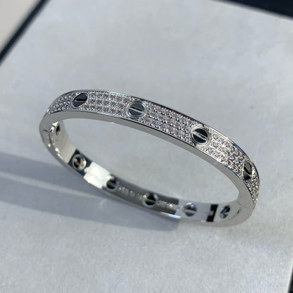 [Lumina]LOVE BRACELET 6.1MM DIAMOND-PAVED CERAMIC