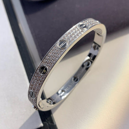 [Lumina]LOVE BRACELET 6.1MM DIAMOND-PAVED CERAMIC