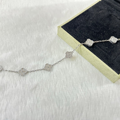 [Lumina]CLOVER 6 MOTIF DIAMOND BRACELET