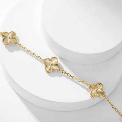 [Lumina]CLOVER 10 MOTIFS LASER NECKLACE