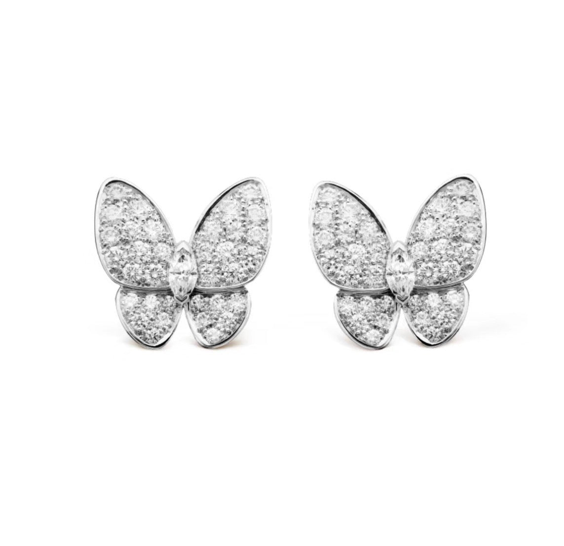 [Lumina]BUTTERFLY ALL DIAMOND EARRINGS