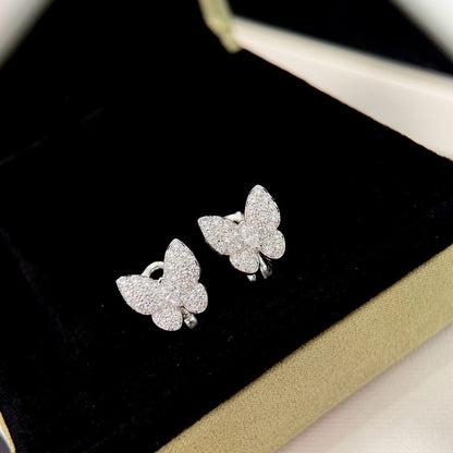 [Lumina]BUTTERFLY ALL DIAMOND EARRINGS