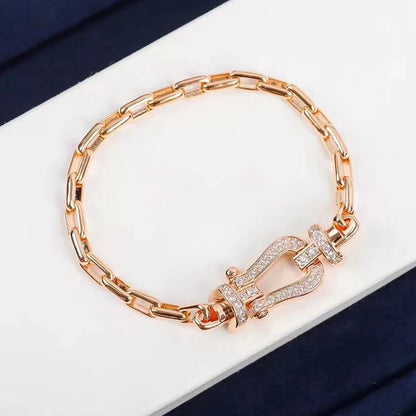 [Lumina]FORCE LARGE HORSESHOE CLASP  METAL BRACELET
