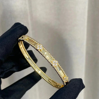 [Lumina]CLOVER BRACELET 4MM DIAMONDS