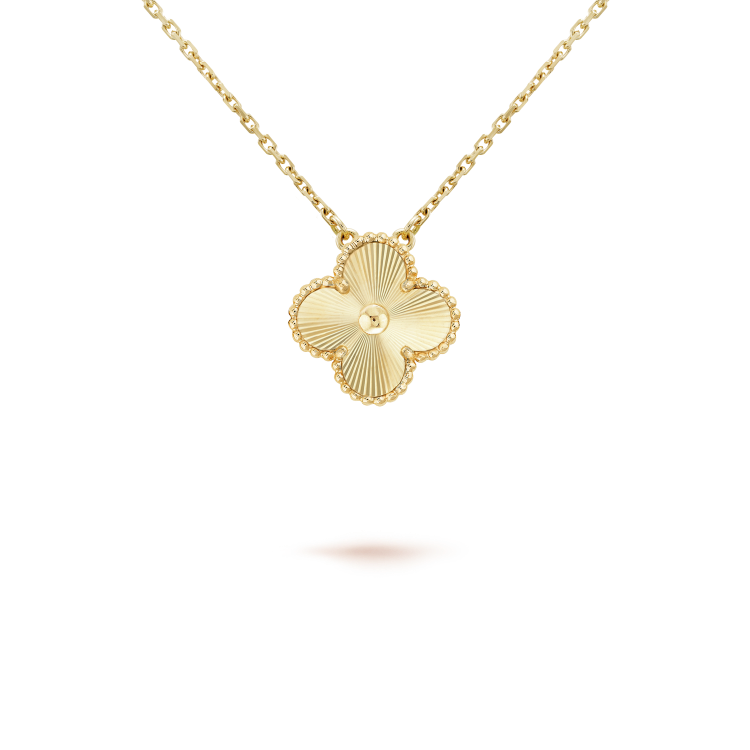 [Lumina]CLOVER 15MM LASER NECKLACE