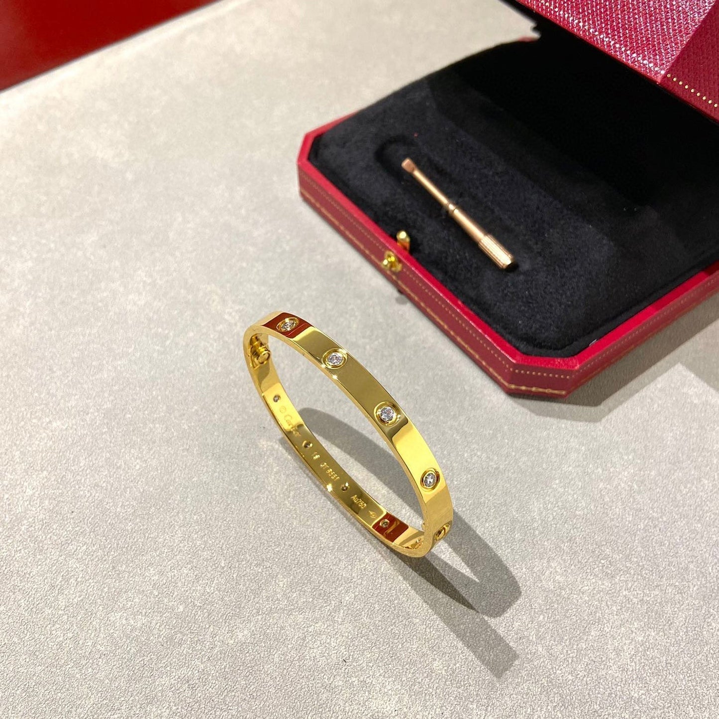 [Lumina]LOVE BRACELET 6.1MM 10 DIAMONDS