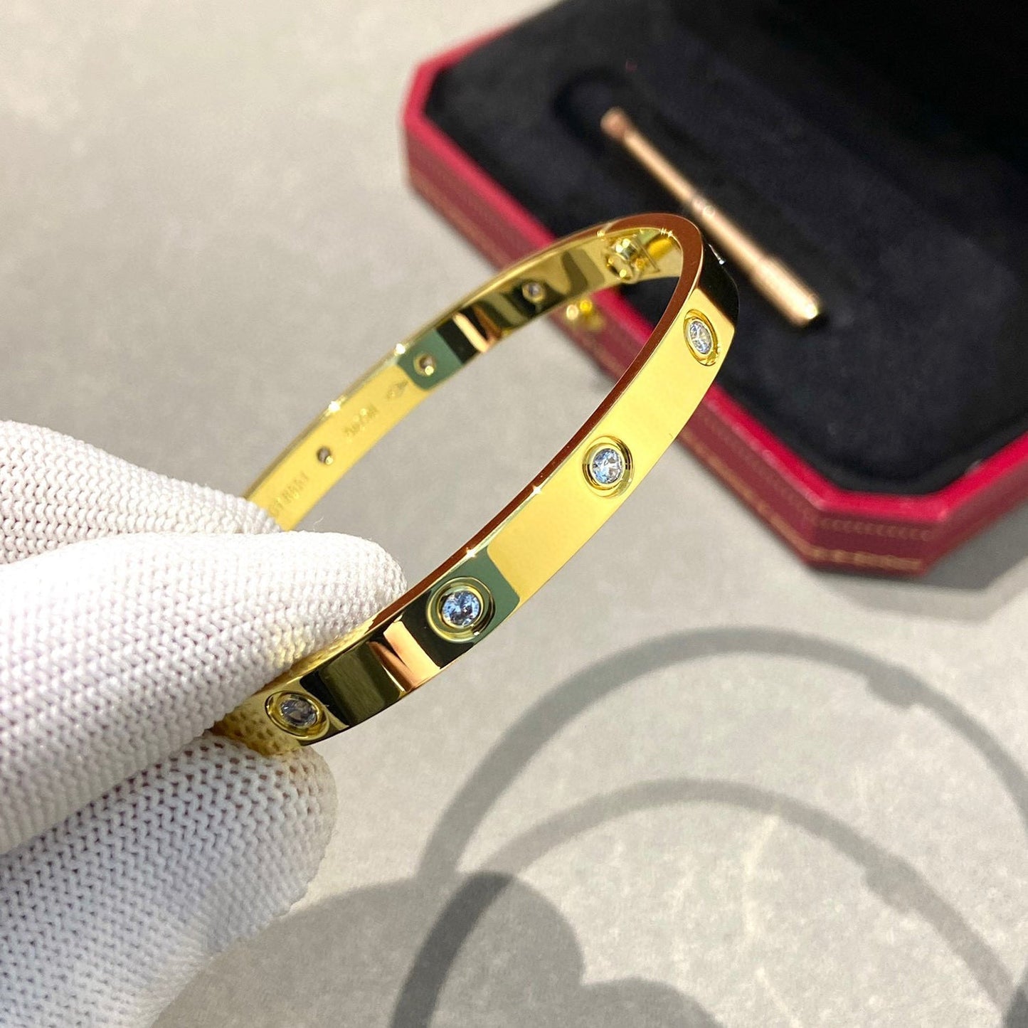 [Lumina]LOVE BRACELET 6.1MM 10 DIAMONDS