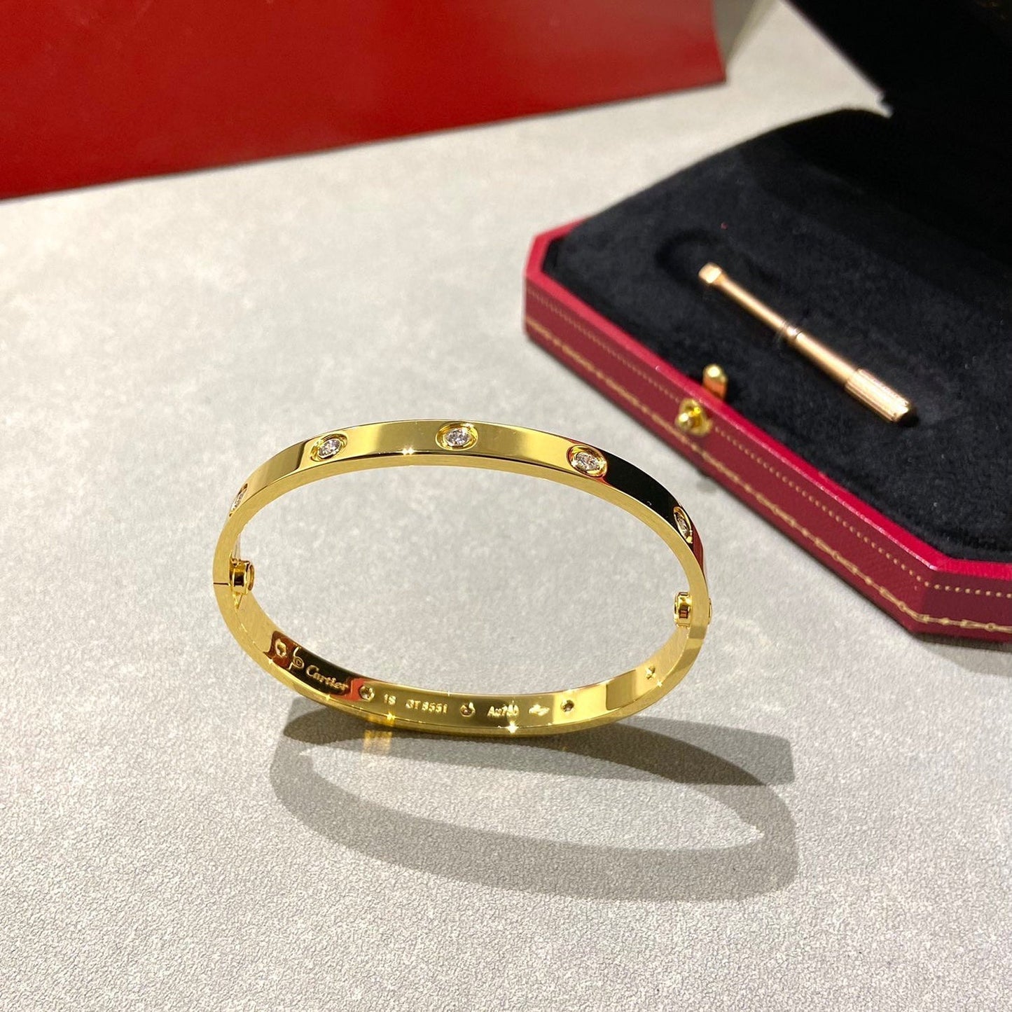 [Lumina]LOVE BRACELET 6.1MM 10 DIAMONDS