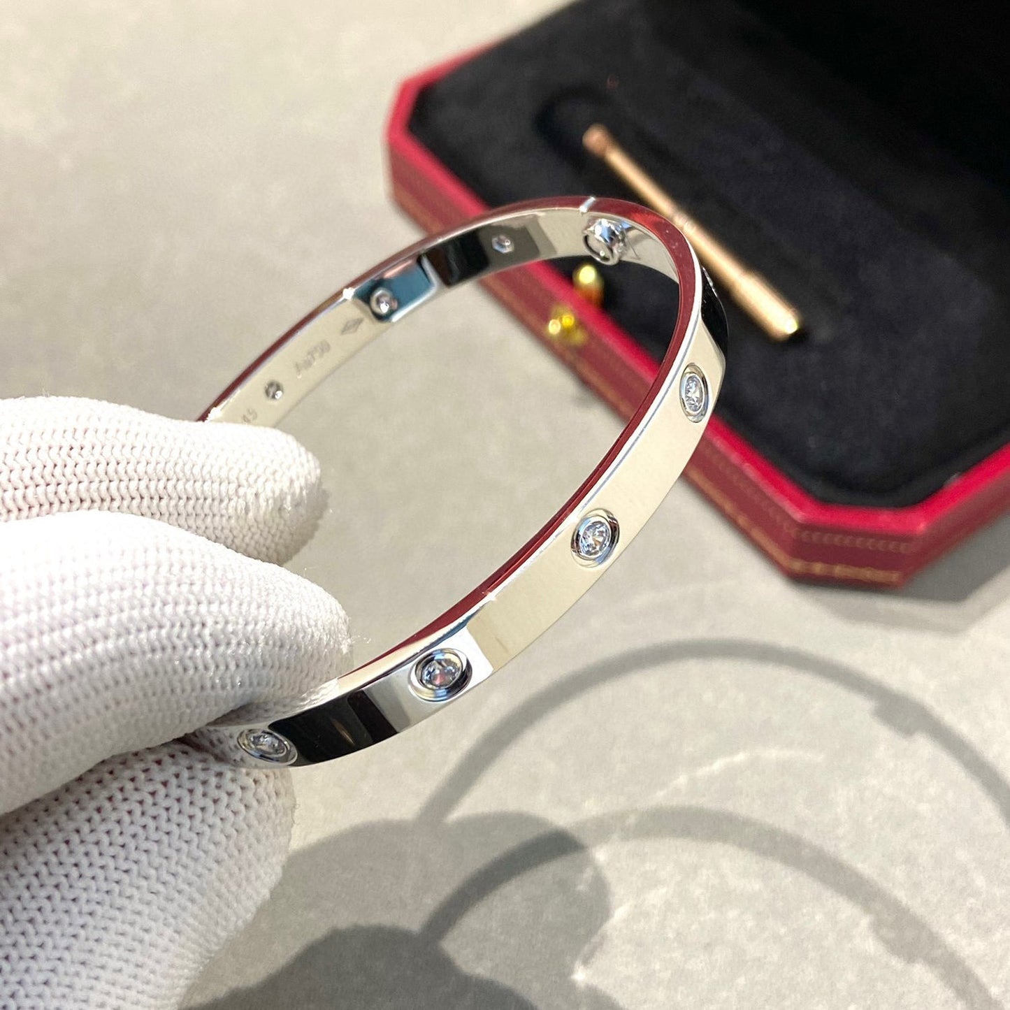 [Lumina]LOVE BRACELET 6.1MM 10 DIAMONDS