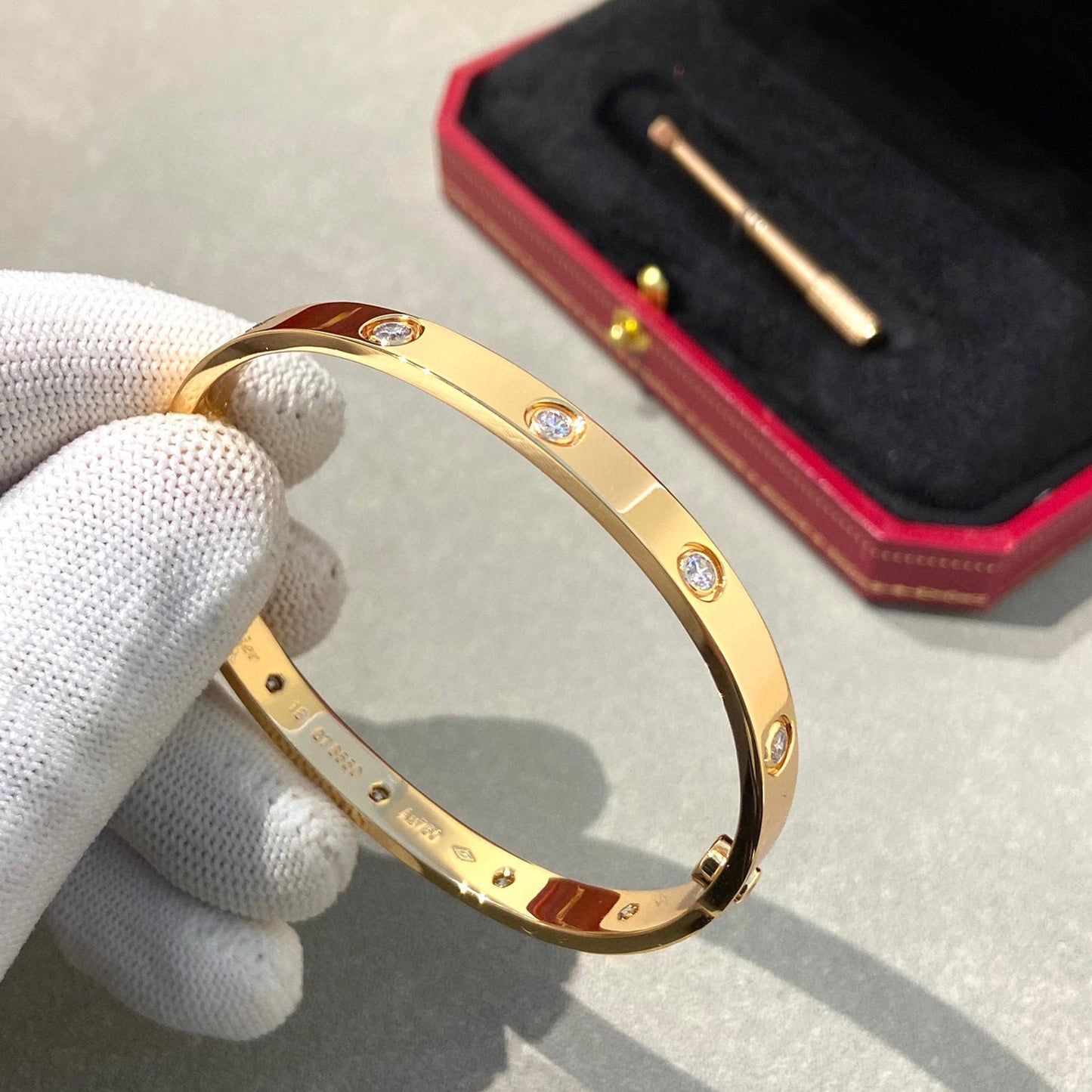 [Lumina]LOVE BRACELET 6.1MM 10 DIAMONDS