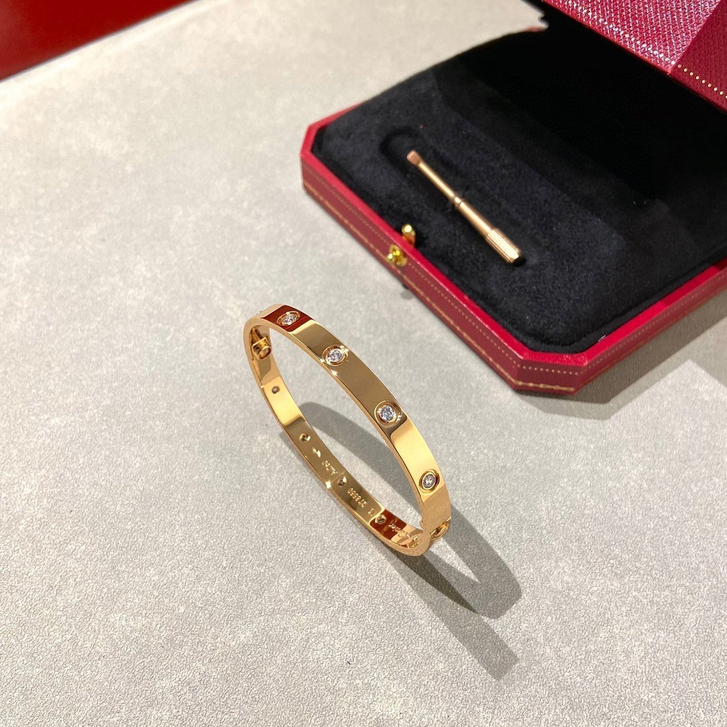 [Lumina]LOVE BRACELET 6.1MM 10 DIAMONDS