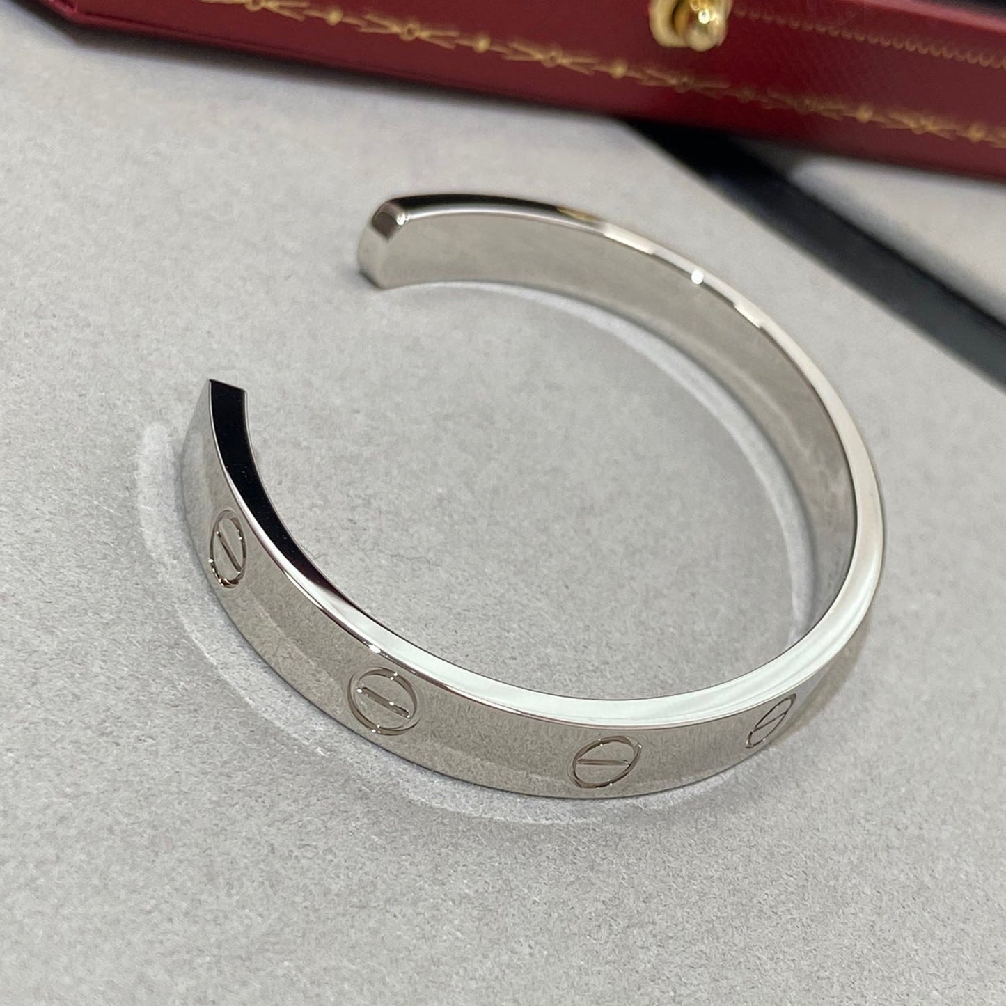 [Lumina]LOVE BRACELET 6.1MM 1 DIAMOND OPEN CUFF
