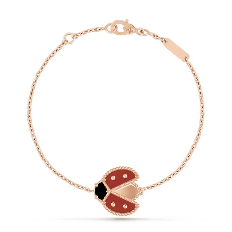 [Lumina]LUCKY SPRING 1 MOTIF PINK GOLD BRACELET