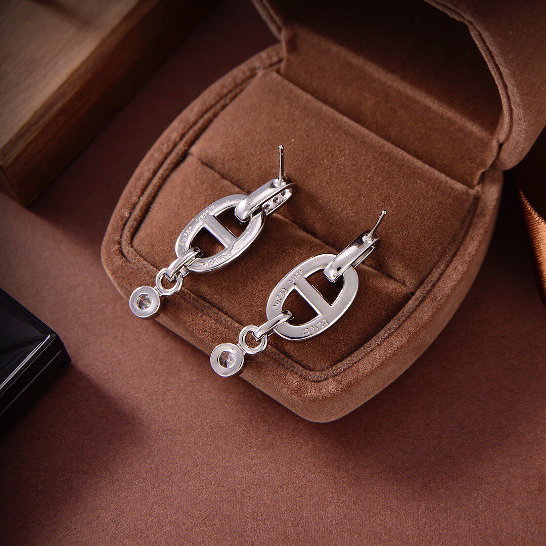 [Lumina]HM CHAINE DIAMOND EARRINGS