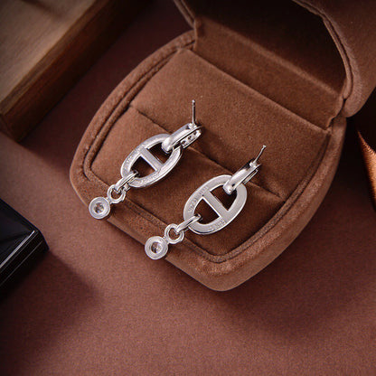 [Lumina]HM CHAINE DIAMOND EARRINGS