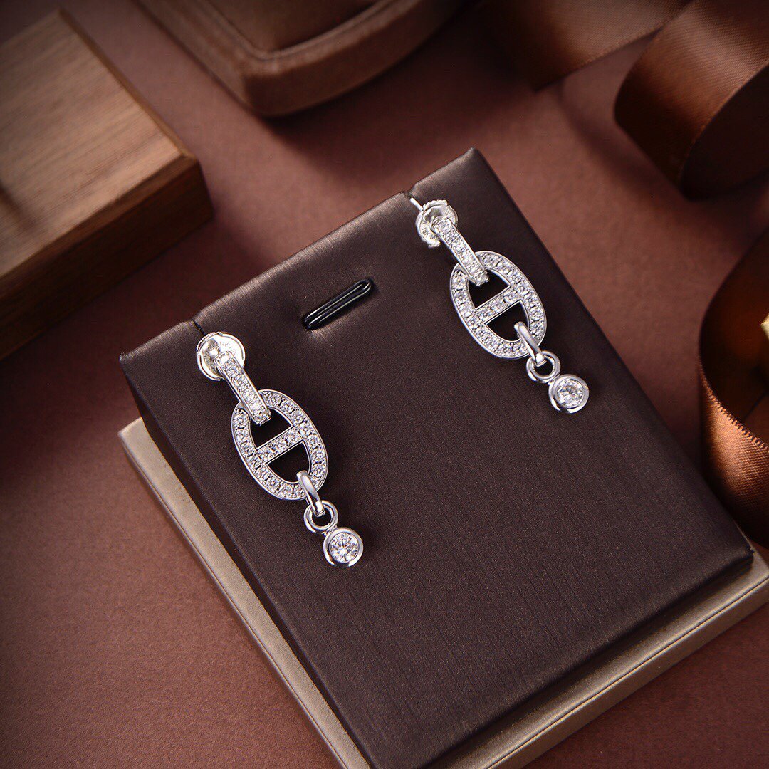 [Lumina]HM CHAINE DIAMOND EARRINGS