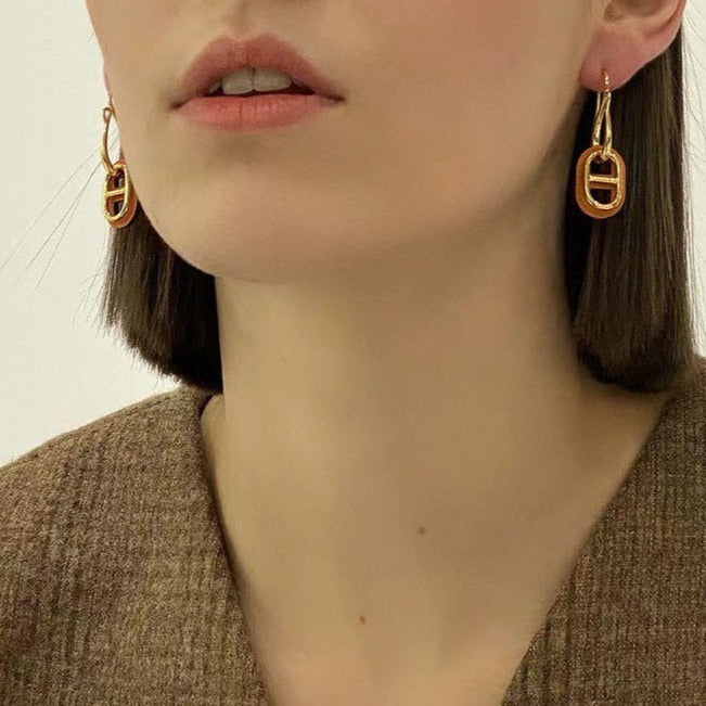 [Lumina]HM O'MAILLON GOLD EARRINGS