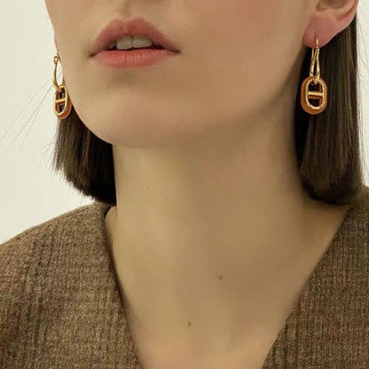 [Lumina]HM O'MAILLON GOLD EARRINGS