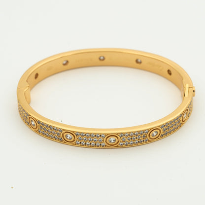 [Lumina]LOVE BRACELET 6.1MM DIAMOND-PAVED 10 BIG DIAMONDS
