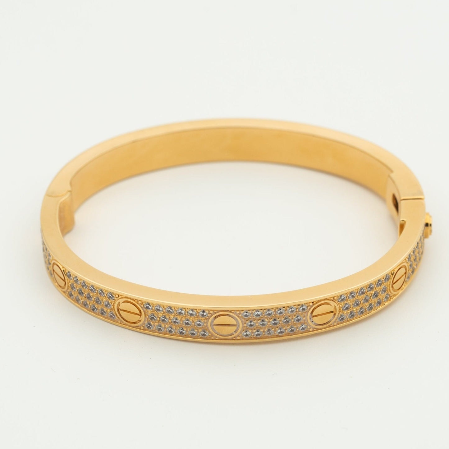 [Lumina]LOVE BRACELET 6.1MM DIAMOND-PAVED