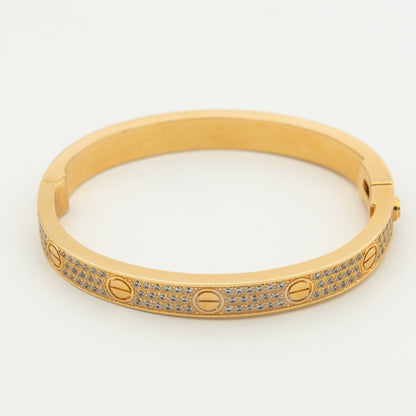 [Lumina]LOVE BRACELET 6.1MM DIAMOND-PAVED