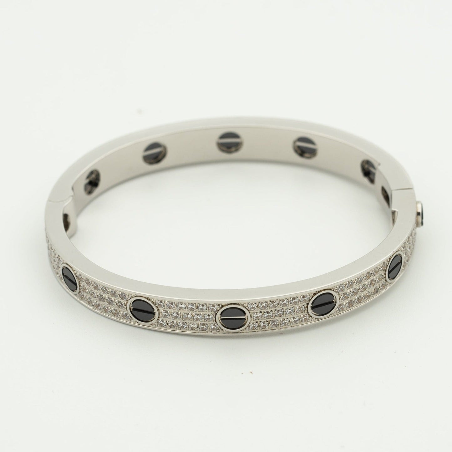[Lumina]LOVE BRACELET 6.1MM DIAMOND-PAVED CERAMIC