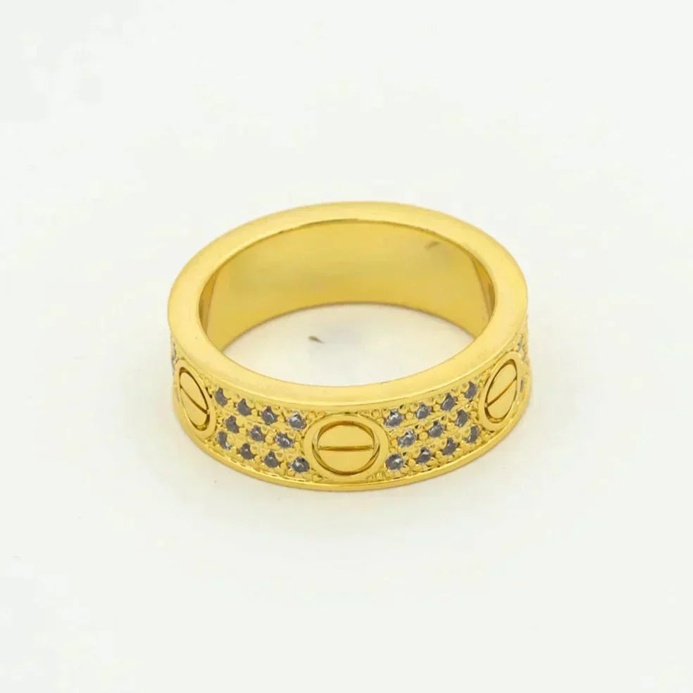 [Lumina]LOVE RING 5.5MM DIAMONDS PAVED