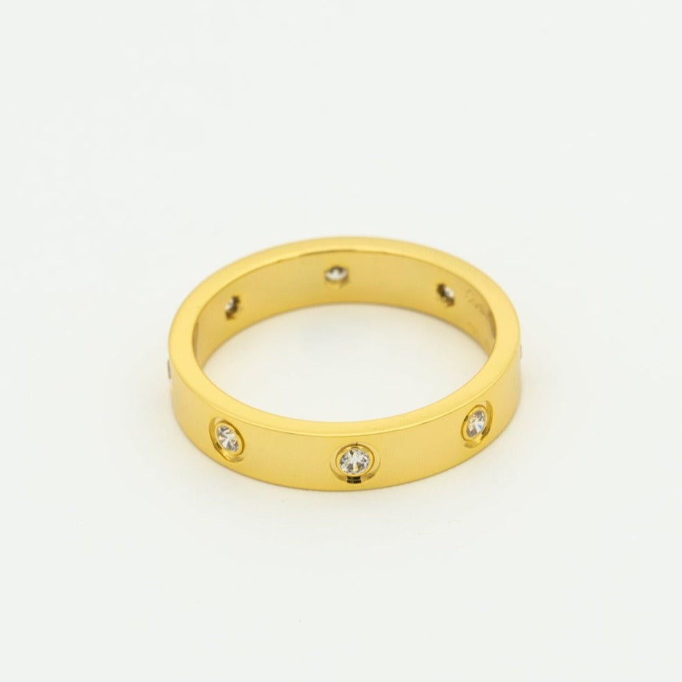 [Lumina]LOVE RING 3.6MM 8 DIAMONDS