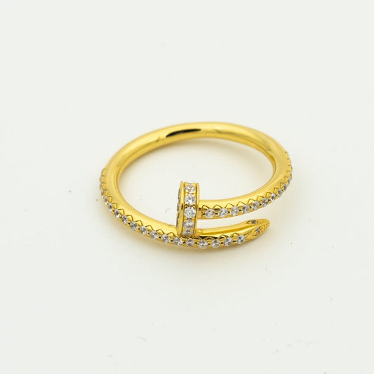 [Lumina]JUSTE RING 1.8MM GOLD DIAMONDS