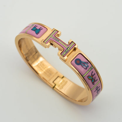 [Lumina]H PINK GOLD BRACELET PINK CERAMIC