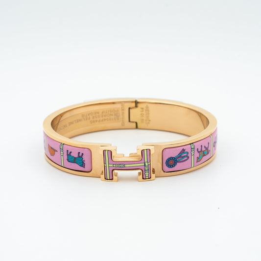 [Lumina]H PINK GOLD BRACELET PINK CERAMIC