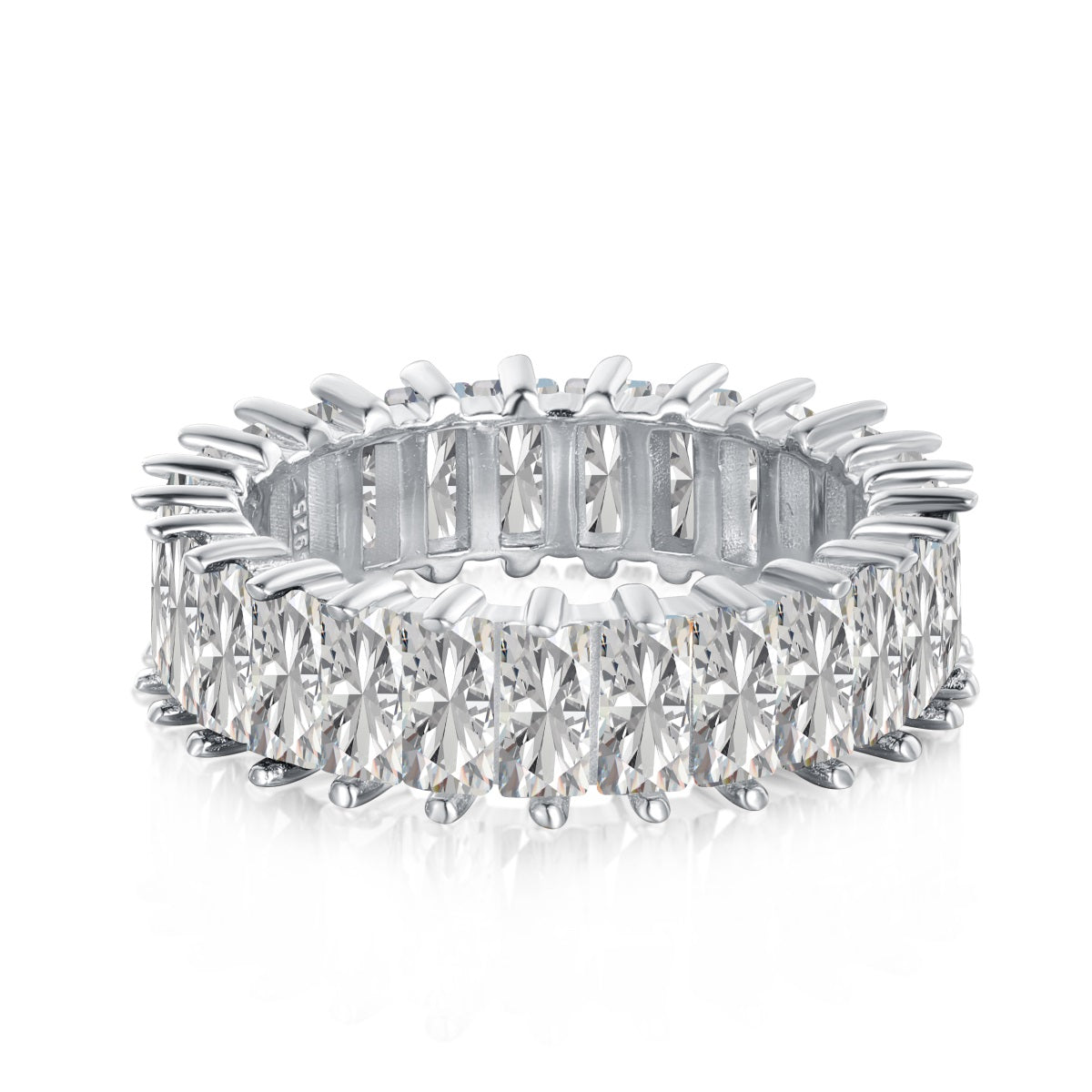 [Lumina Jewelry]Unique Colorful Radiant Cut RIng