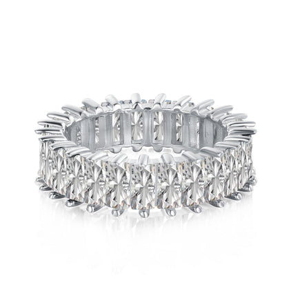 [Lumina Jewelry]Unique Colorful Radiant Cut RIng