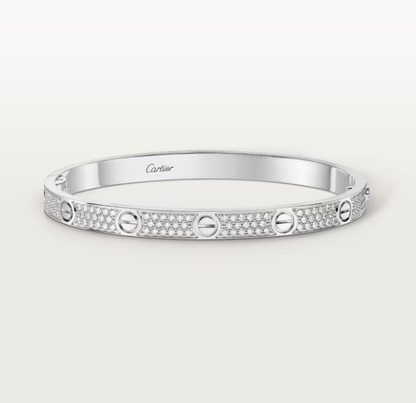 [Lumina]NEW-LOVE-4.8MM-Width Diamond-Studded Bracelet