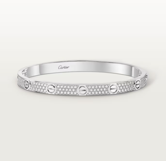 [Lumina]NEW-LOVE-4.8MM-Width Diamond-Studded Bracelet