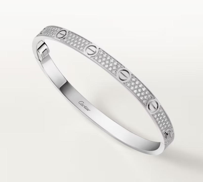 [Lumina]NEW-LOVE-4.8MM-Width Diamond-Studded Bracelet