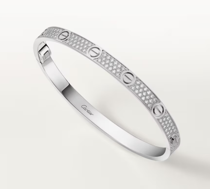 [Lumina]NEW-LOVE-4.8MM-Width Diamond-Studded Bracelet