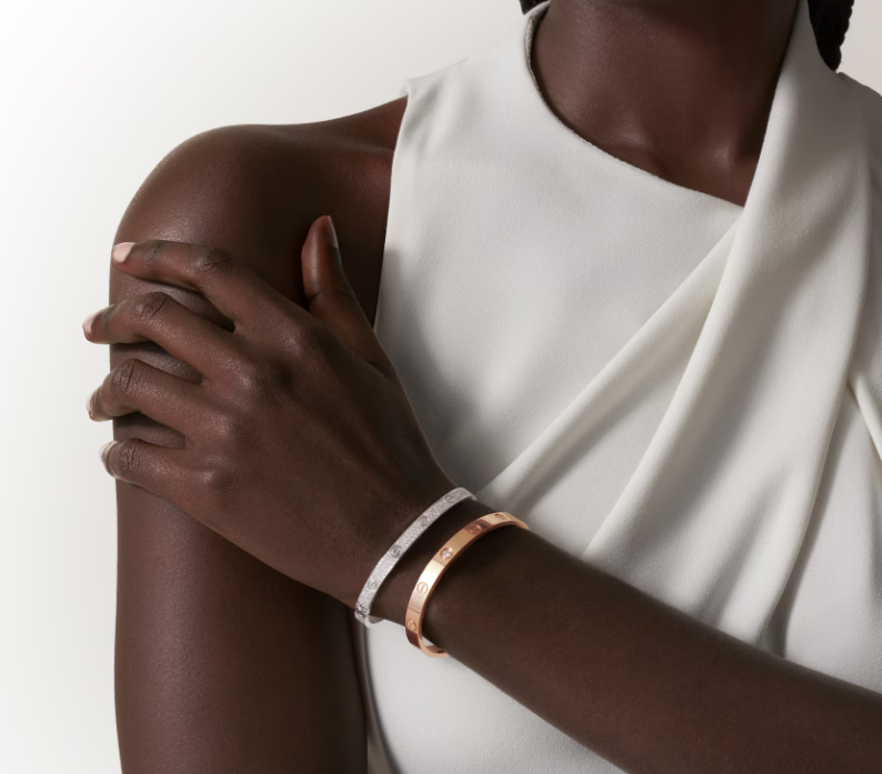 [Lumina]NEW-LOVE-4.8MM-Width Diamond-Studded Bracelet