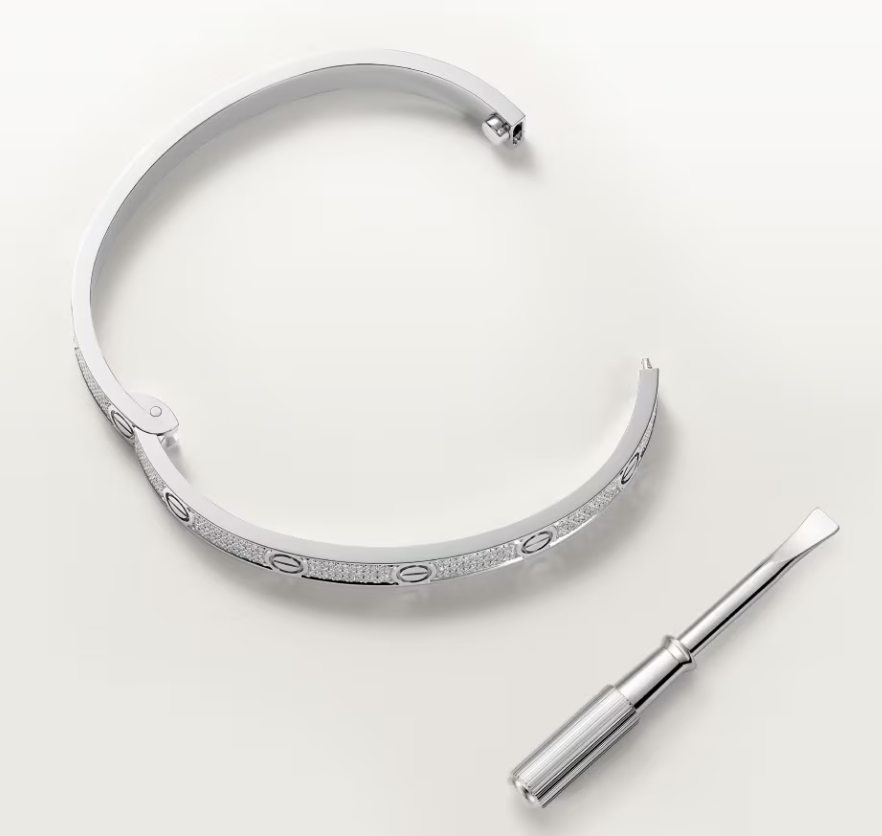 [Lumina]NEW-LOVE-4.8MM-Width Diamond-Studded Bracelet