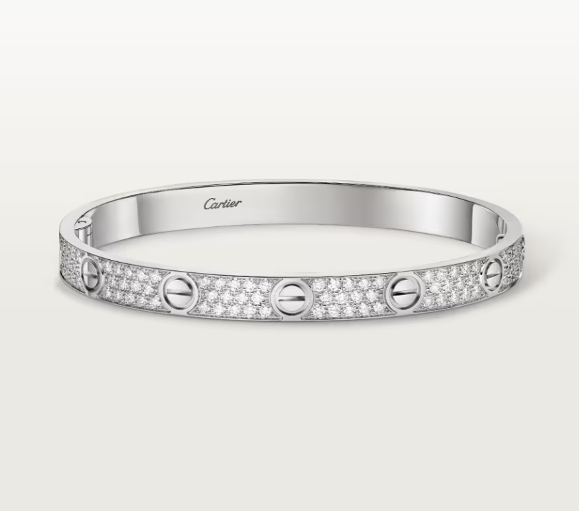 [Lumina]NEW-LOVE-6.1MM-Width Diamond-Studded Bracelet
