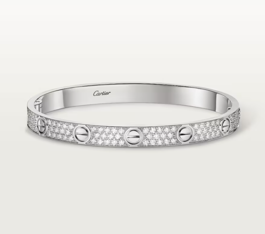 [Lumina]NEW-LOVE-6.1MM-Width Diamond-Studded Bracelet