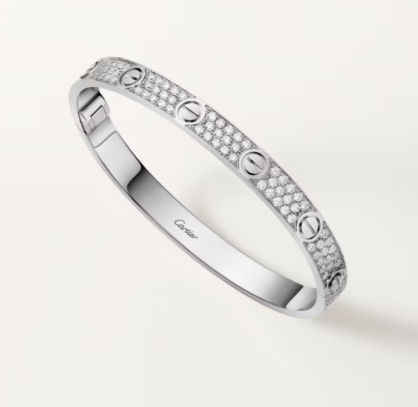 [Lumina]NEW-LOVE-6.1MM-Width Diamond-Studded Bracelet
