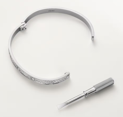 [Lumina]NEW-LOVE-6.1MM-Width Diamond-Studded Bracelet