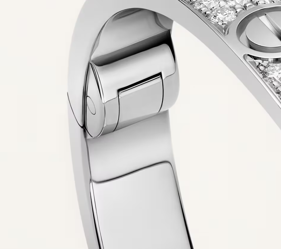 [Lumina]NEW-LOVE-6.1MM-Width Diamond-Studded Bracelet