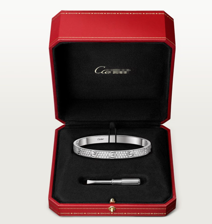 [Lumina]NEW-LOVE-6.1MM-Width Diamond-Studded Bracelet