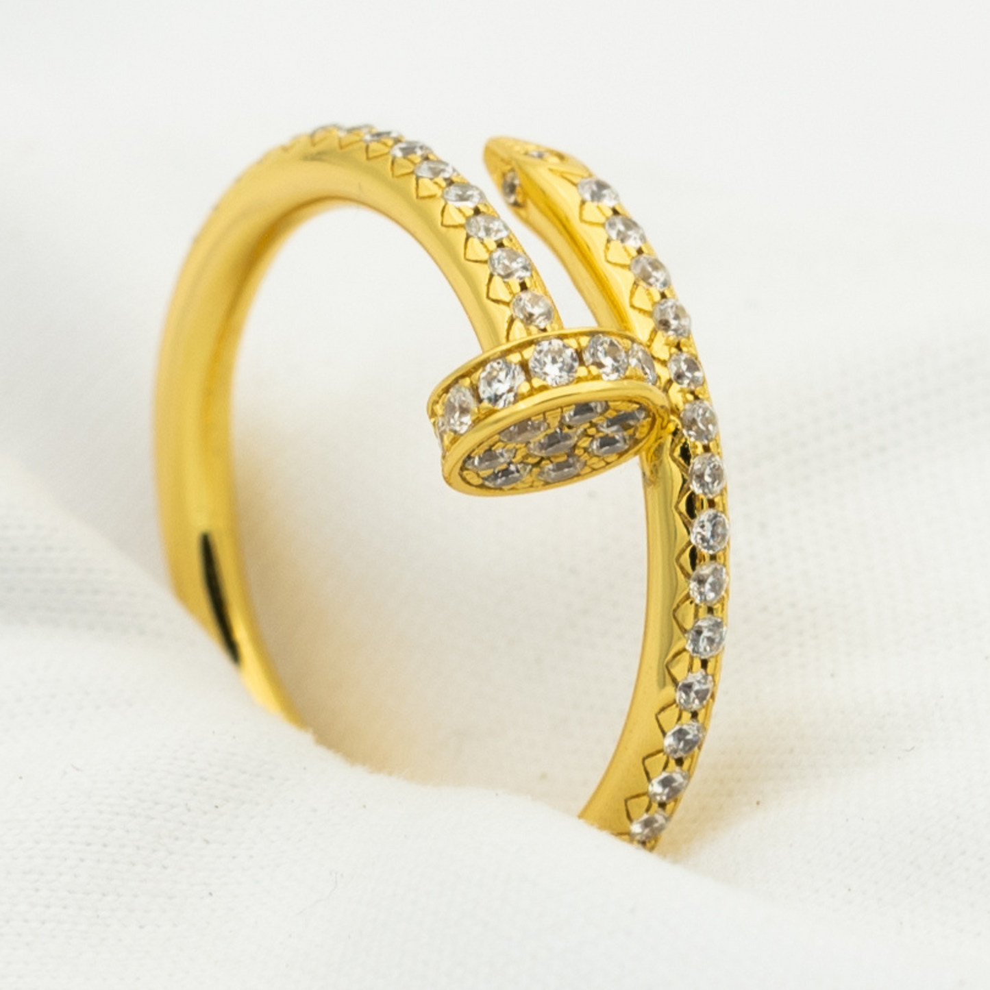 [Lumina]JUSTE RING 1.8MM GOLD DIAMONDS