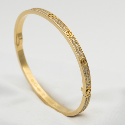 [Lumina]LOVE BRACELET 3.65MM DIAMOND-PAVED