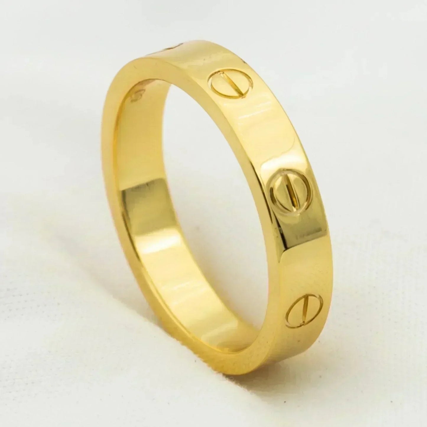 [Lumina]LOVE RING 4MM 1 DIAMOND GOLD