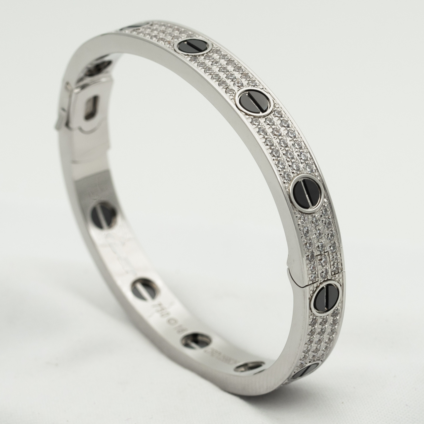 [Lumina]LOVE BRACELET 6.1MM DIAMOND-PAVED CERAMIC